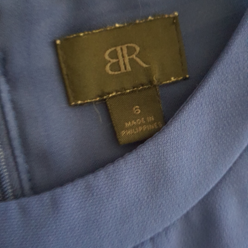 Banana Republic blue Pencil Dress Small 6 - Picture 5 of 7